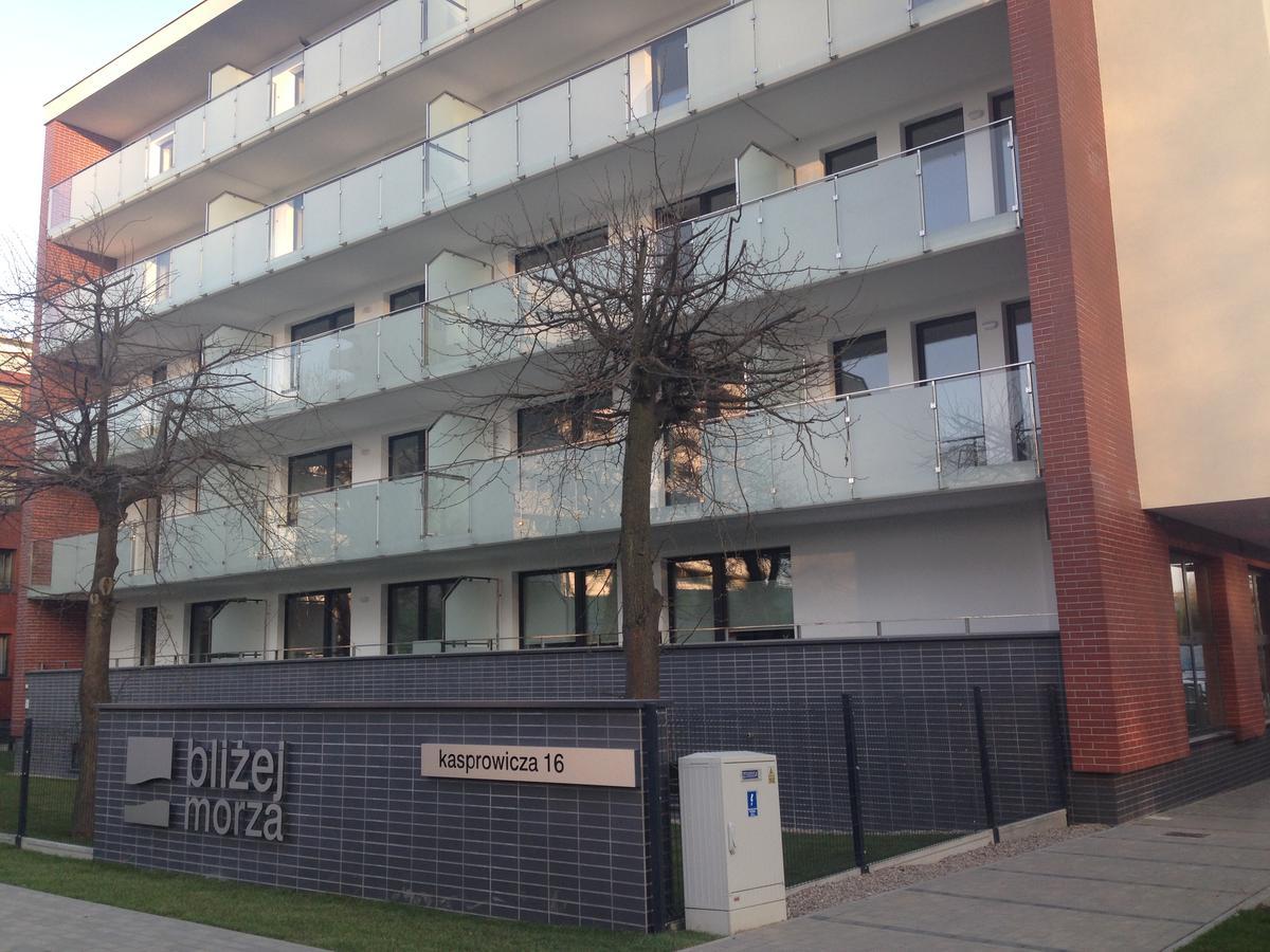 Apartament Superior Pastelowy Przy Plazy Kołobrzeg Exteriör bild