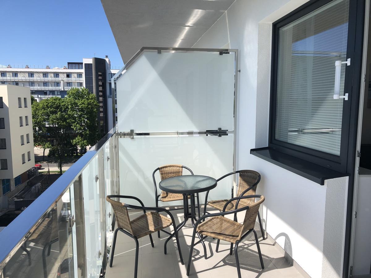 Apartament Superior Pastelowy Przy Plazy Kołobrzeg Exteriör bild