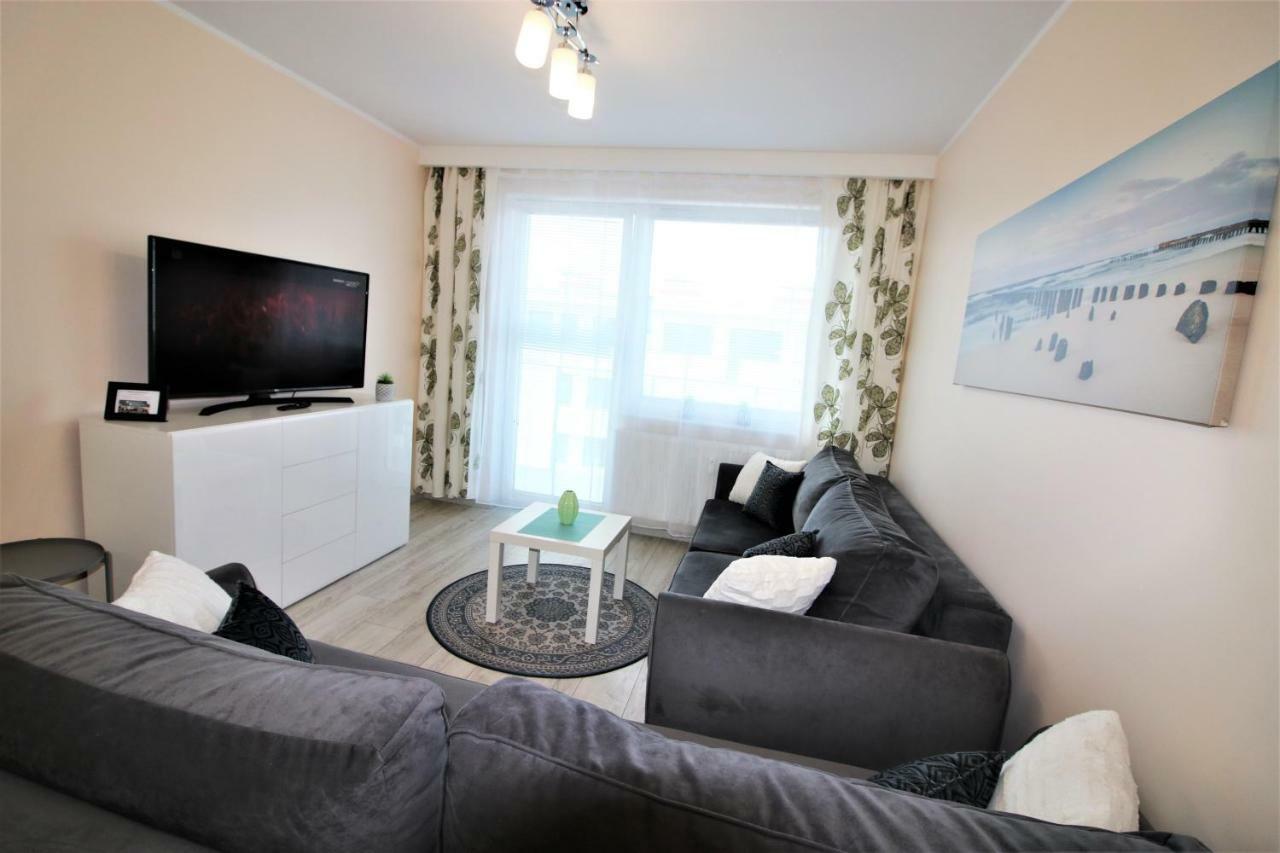 Apartament Superior Pastelowy Przy Plazy Kołobrzeg Exteriör bild