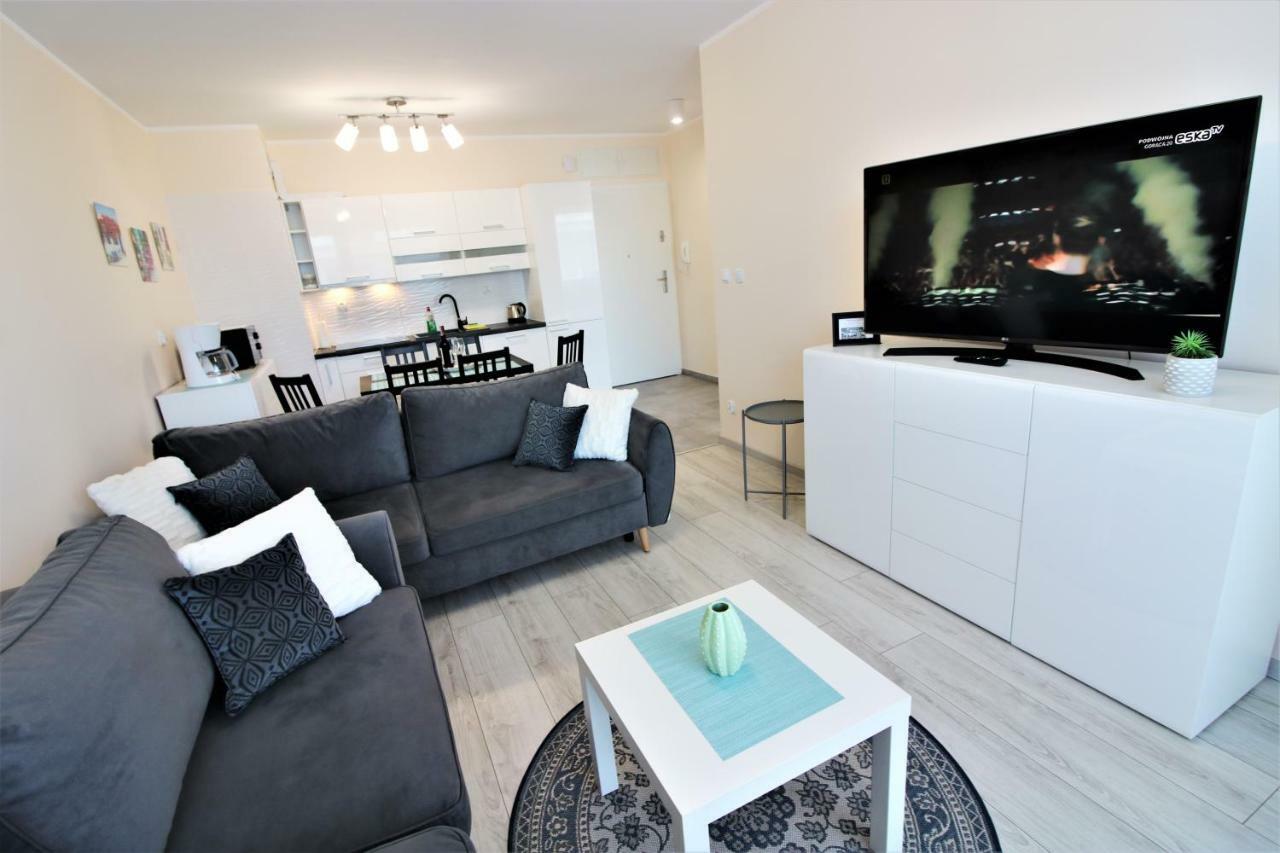 Apartament Superior Pastelowy Przy Plazy Kołobrzeg Exteriör bild