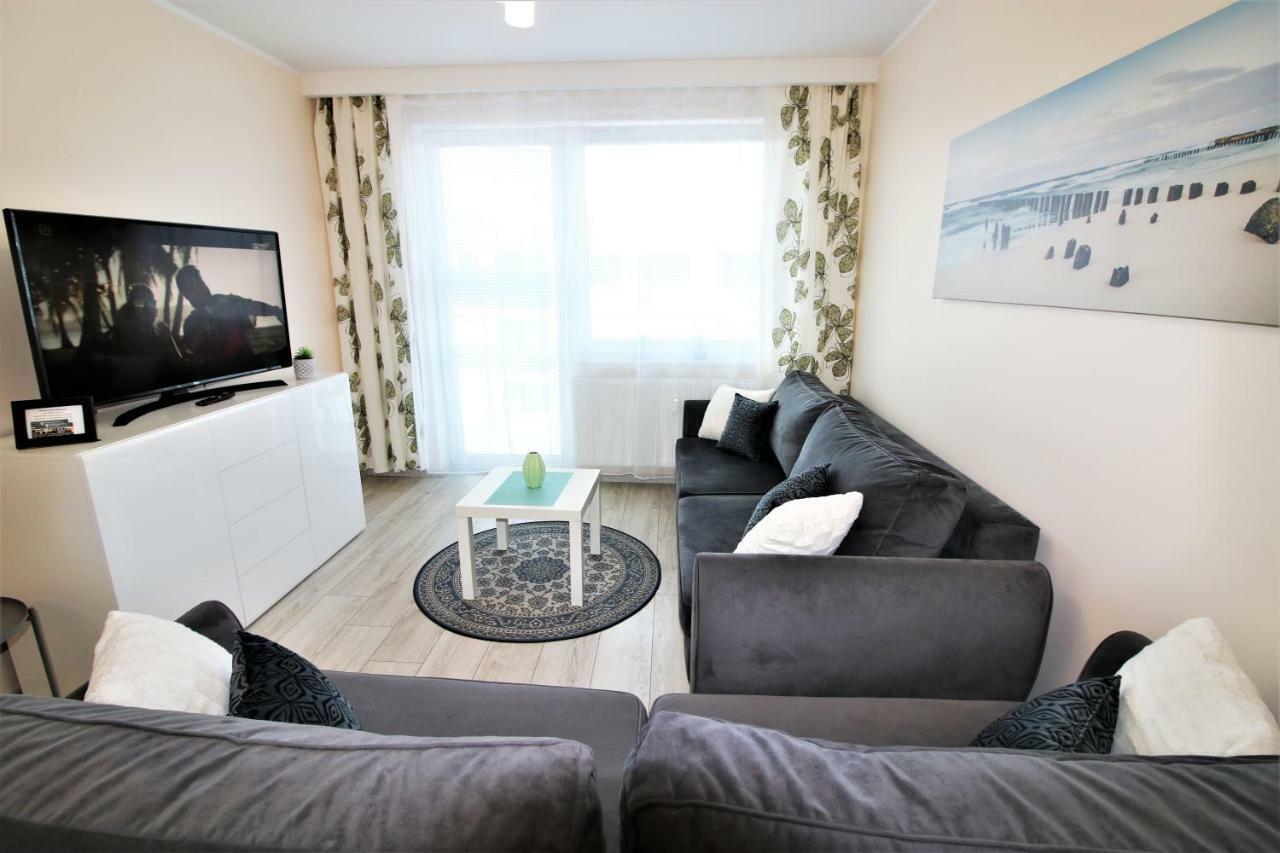 Apartament Superior Pastelowy Przy Plazy Kołobrzeg Exteriör bild