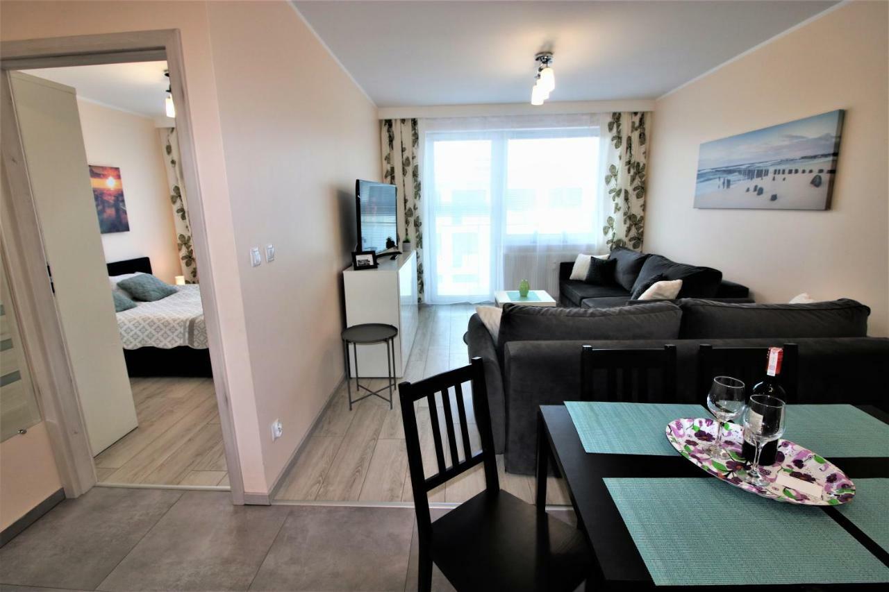 Apartament Superior Pastelowy Przy Plazy Kołobrzeg Exteriör bild