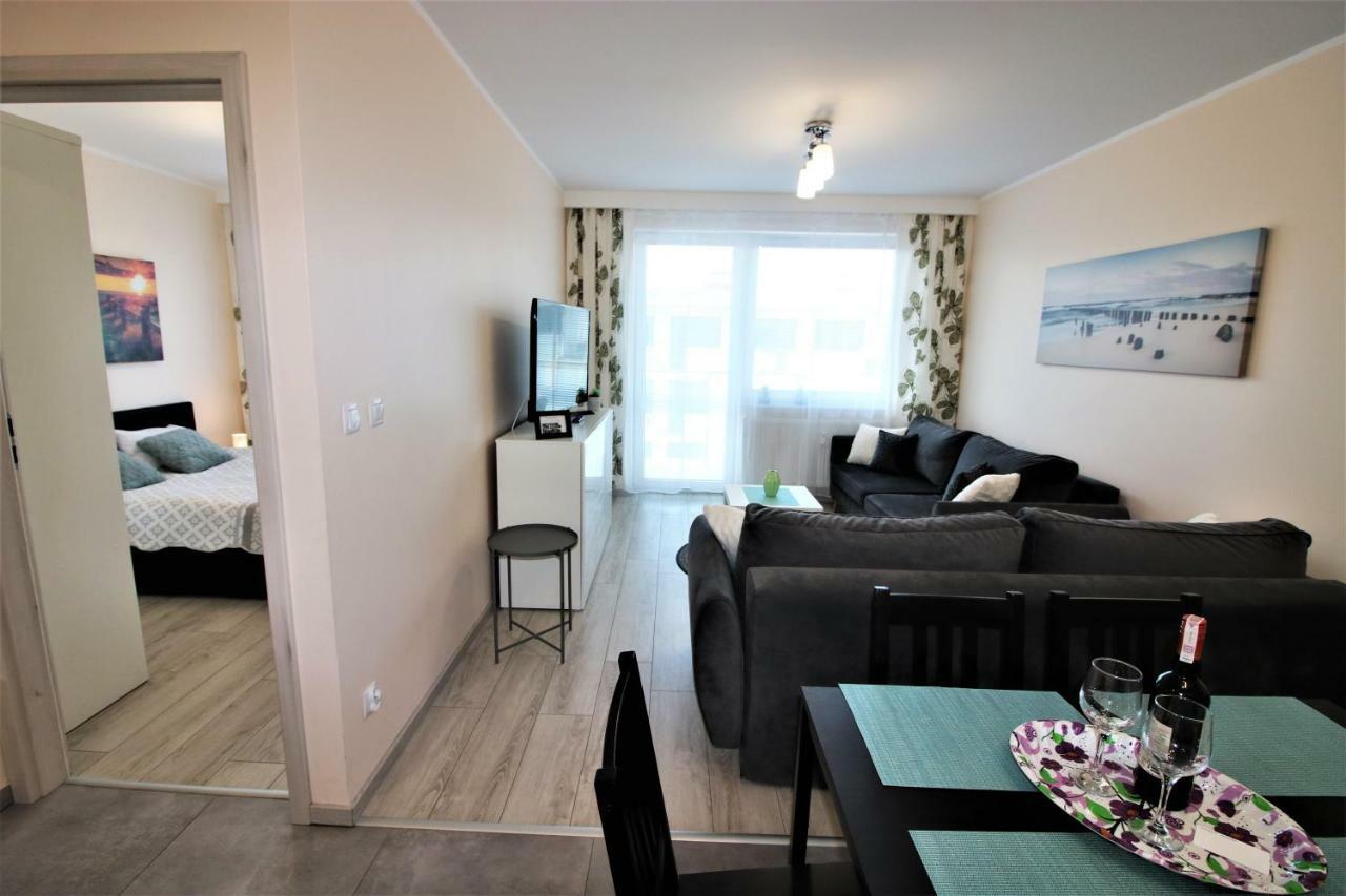 Apartament Superior Pastelowy Przy Plazy Kołobrzeg Exteriör bild