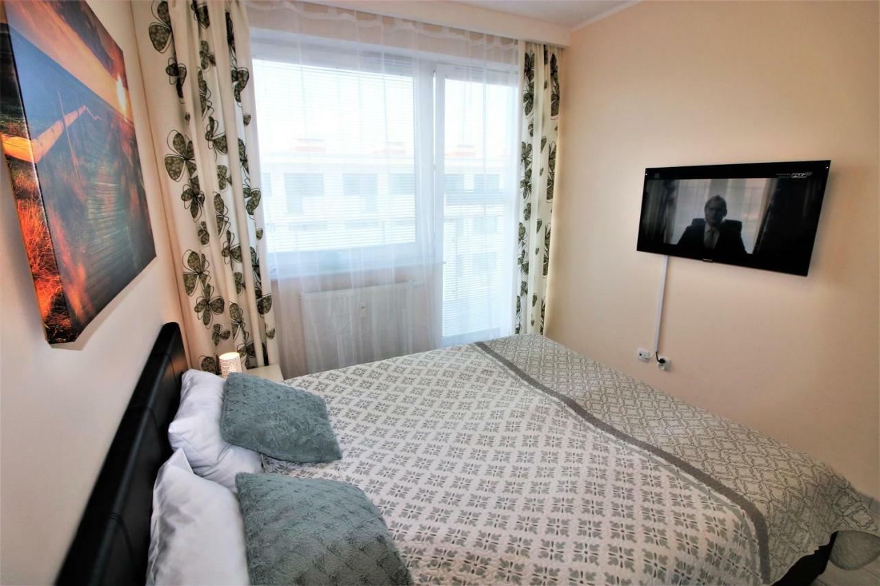 Apartament Superior Pastelowy Przy Plazy Kołobrzeg Exteriör bild